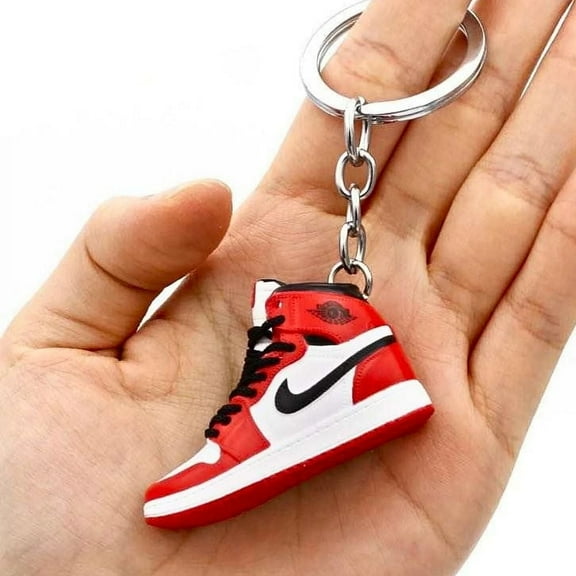 DSK GLOBAL Nike Jordan Mini Shoe Keychain  Sneaker Party Favors Pendant Keyring  Rubber Multicolour