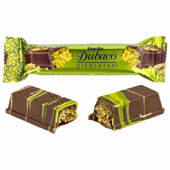 DSK Global Dubai Chocolate Bar 5 Pack  Milk Chocolate Pistachio Cream Dessert Candy Snack with Kunafa and Kataifi  Gourmet Middle Eastern Chocolate Treat  1.24 oz / 35 gram Each