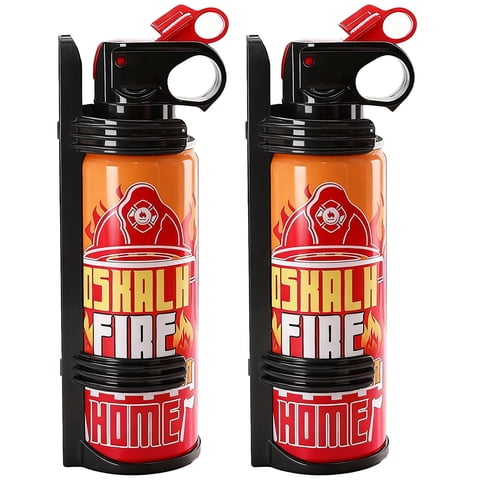 DSKALH Portable Small Fire Extinguishing Spray for Car, Home & Kitchen (Low-Residue, Easy Clean), 2 Pack