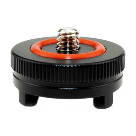 DSLR Camera Rig Hot Shoe Mount with 1/4inch Tripod Screw Adapter Flash Shoe Mount for DSLR Camera Rig