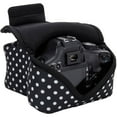 thumbnail image 1 of DSLR Camera Sleeve Case with DuraNeoprene Technology , Accessory Storage & Strap Openings - by USA GEAR - Works With Nikon , Canon , Sony and Many Other DSLR Cameras, 1 of 8