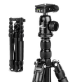 thumbnail image 1 of DSLR Camera Tripod Monopod with Ball Head Quick Release Plate Portable Heavy-Duty 60 Inch Flexible Folding Lightweight Professional Tripod Stand for Canon Nikon Sony Travel Video Digital Camera, 1 of 7