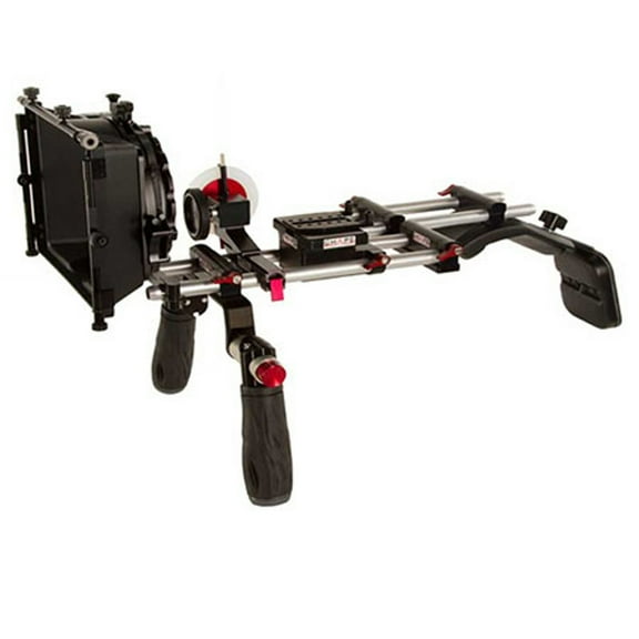 Shape DSLR Kirk Neff Offset Rig Bundle, Includes Kirk Neff Baseplate 2.0, 4x4 Matte Box, Quick Handle Rod Block, Follow-Focus Clic, Shoulder Pad, Back Pad
