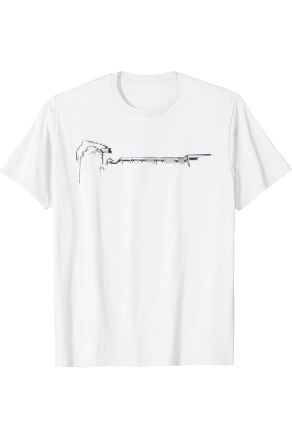 DSLR Photographer Camera Silhouette - Funny Photography T-Shirt