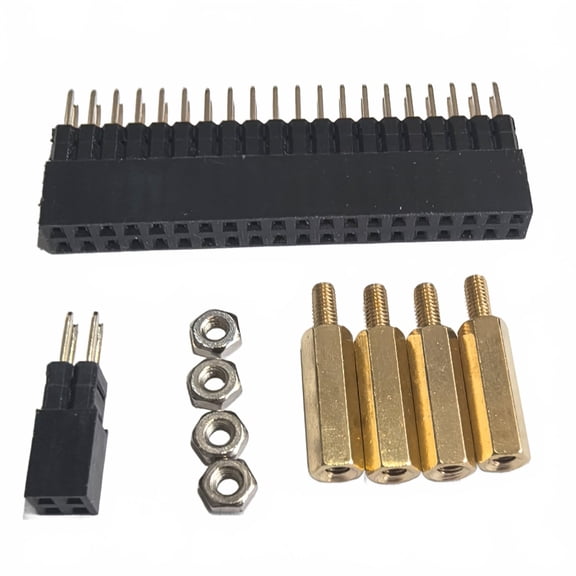 DSLRKIT 13.5mm GPIO and PoE Pin Header height increaser Extender for Raspberry Pi 5 4B 3B+ 3B (pack of 5)