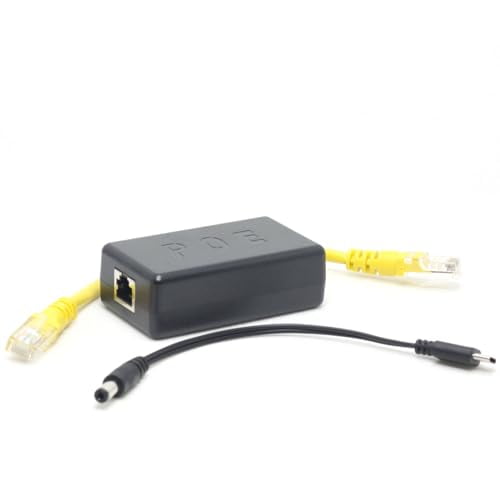DSLRKIT 2.5G Gigabit Active PoE Splitter Type-C 5V 4A 20W USB 1000m Ethernet 802.3at