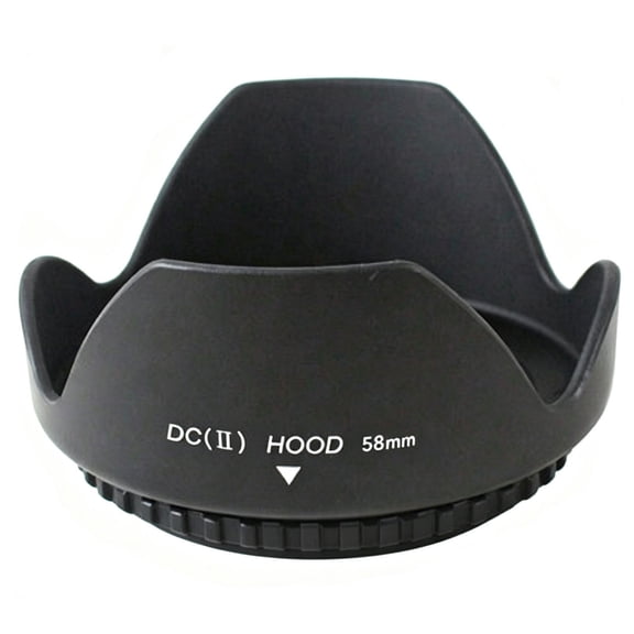 DSLRKIT 58mm 58 mm Lens Hood (Screw Mount)  Petal Crown Flower Shape