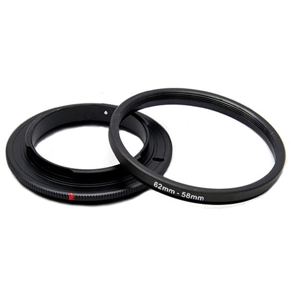 DSLRKIT 62mm 58mm Macro Reverse Adapter Ring for Nik AF Mount