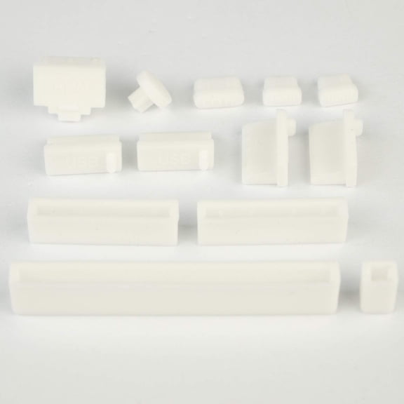 DSLRKIT Anti-Dust Plug for Raspberry Pi 4 4B Stopper Cover GPIO USB MIPI DSI CSI HDMI, Color White