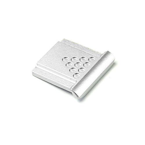 DSLRKIT Metal Universal Hot Shoe Cover for Camera Silver