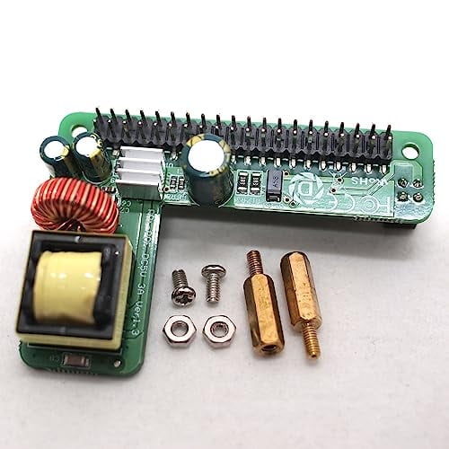 DSLRKIT Power Over Ethernet PoE HAT IEEE802.3af DC 5V 2.5A with 1.5KV Isolation for Raspberry Pi 4B 3B+ 3B Plus