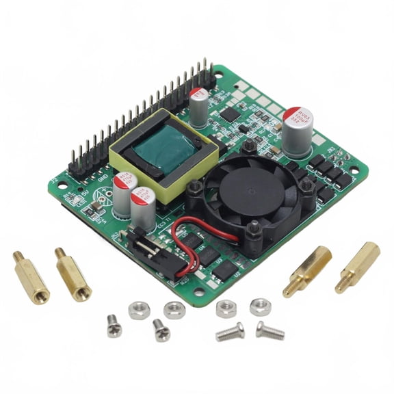 DSLRKIT Power Over Ethernet PoE HAT IEEE802.3af DC 5V 4.5A for Raspberry Pi 5 RPi5 Pi5