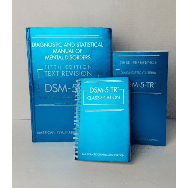 DSM5TR Diagnostic and Statistical Manual, Criteria & Classific Disor