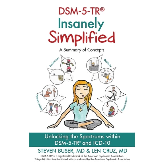 DSM-5-TR Insanely Simplified: Unlocking the Spectrums within DSM-5-TR and ICD-10, (Paperback)