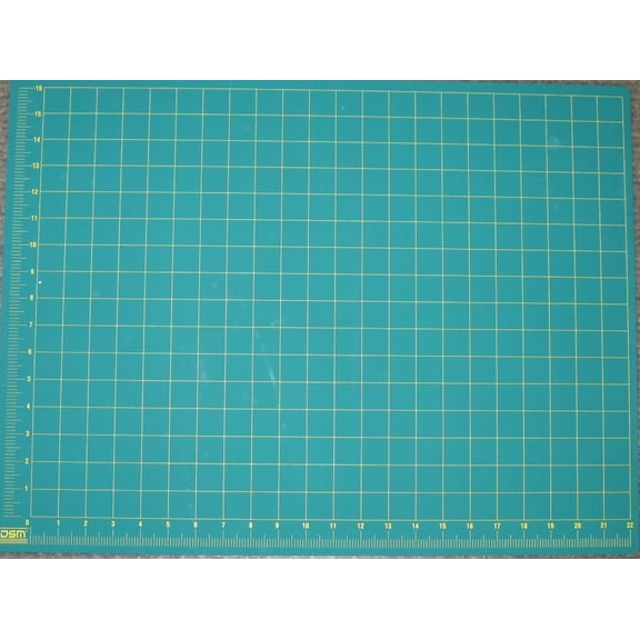 DSM  Cutting Mat A2 size 17.75" x 23.5" (45cm x 60cm)  Double Side Pro Grade 3mm Self Healing Art Sewing Scrapbooking Paper Craft