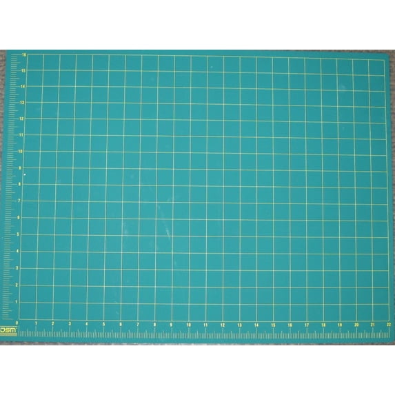 DSM ® Cutting Mat A2 size 17.75" x 23.5" (45cm x 60cm) Double Side Pro Grade 3mm Self Healing Art Sewing Scrapbooking Paper Craft
