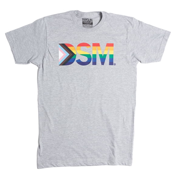 DSM Text Progress Pride Flag Graphic Tee TShirt Gift - Walmart.com