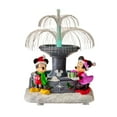 thumbnail image 1 of Disney, Light up and Color Changing Fountain with Mickey Mouse and Minnie Mouse Figurine Christmas Village Accessory, by Ruz, 1 of 6