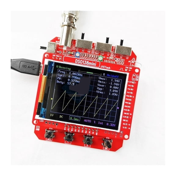 DSO138mini Digital Oscilloscope Kit Pocket-size 2.4' Without Enclosure Electronic DIY Learning Kit Finished Product ,Professional Designed