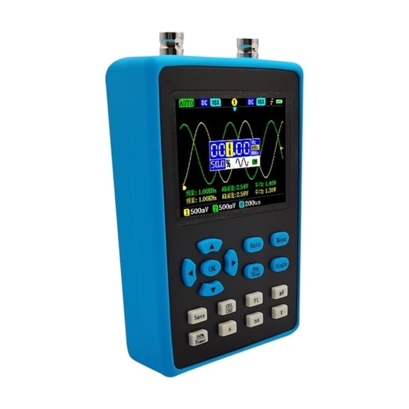 DSO2512G 120M Bandwidth Dual Channel Oscilloscope 2.8 Inch Display 10mV Minimum Vertical Spectrum Analysis Sine Wave ,Professional Designed