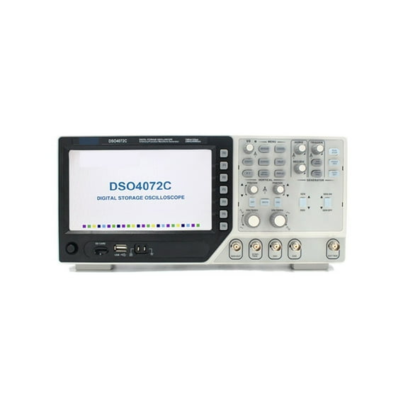DSO4072C Digital Multimeter USB Oscilloscope 70MHz Bandwidth Channel 2-Channel Portable Oscilloscope Logic Analyzer