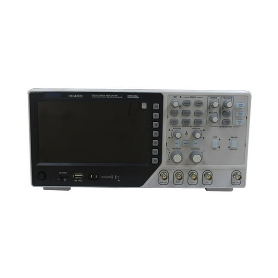 DSO4202C Digital Multimeter Oscilloscope USB 200MHz 2 Channels LCD Handheld Portatil Logic Analyzer