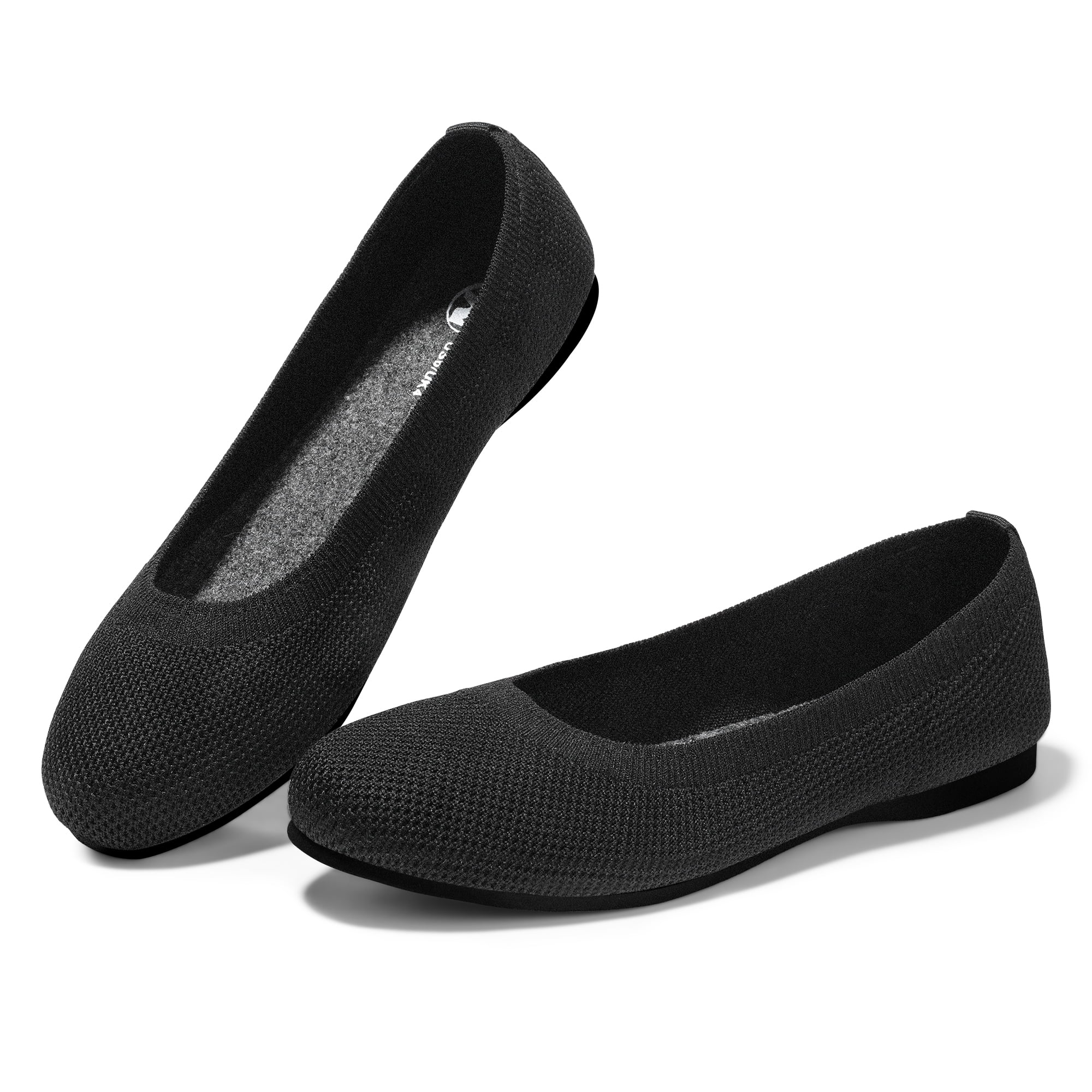 DSOLE Women's Fashion Flats Shoes Round Toe Slip on Ballet Shoes