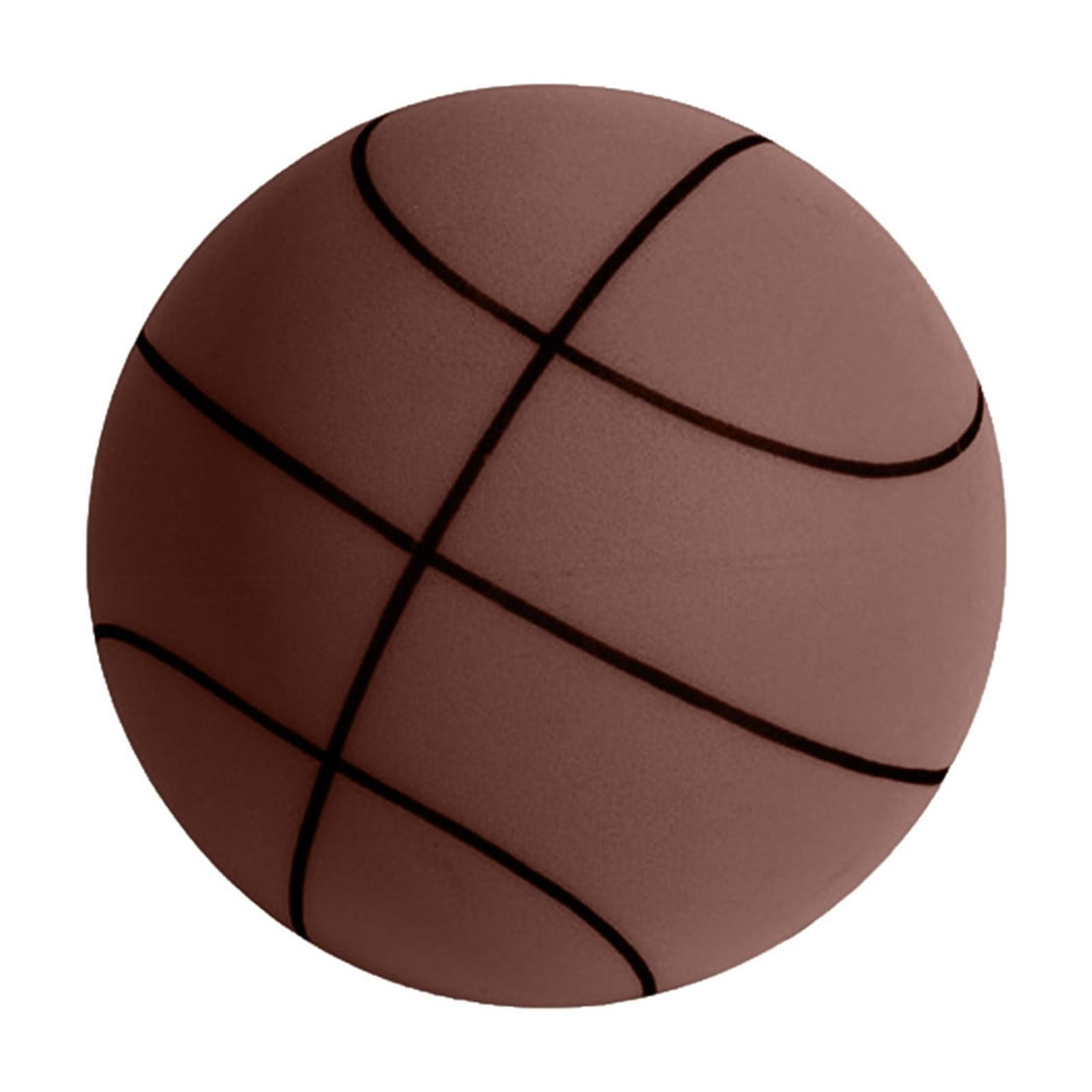 Pallacanestro Silenziosa YIWONFU - In Poliuretano, Per Interni, 18cm, Arancione, Per Bambini - Foto 2