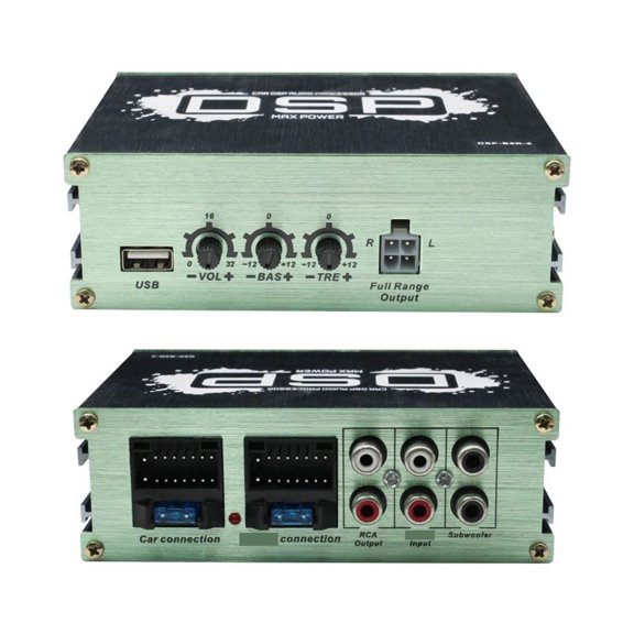 DSP Car Power Amplifier 6-Channel Output Equalizer Navigation Sound Quality Enhancement Effect
