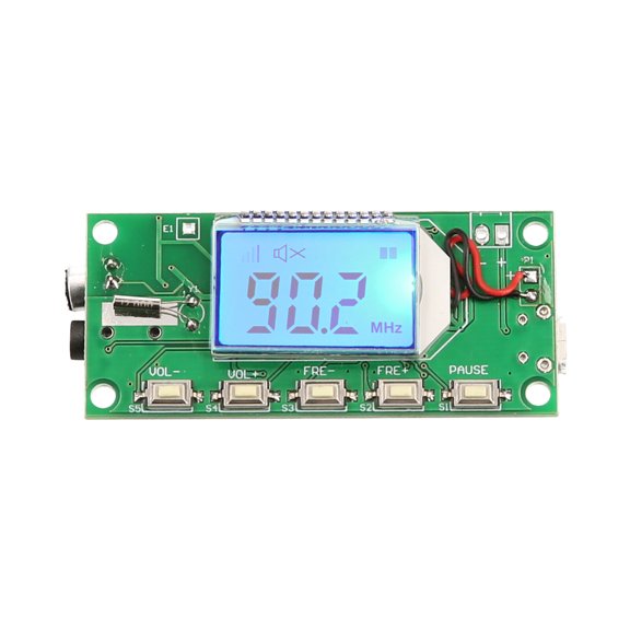 DSP & PLL Digital Wireless Microphone Stereo FM Transmitter Module 87-108MHz High-Fidelity Audio Broadcast Component