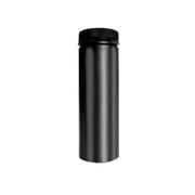 DSP6P12-1 6 x 12 in. Double Wall Smoke Pipe, Black Matte