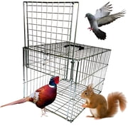 DSQSTMR Animal Trap Cage Pigeon Chicken Squirrel Chipmunk Small Animal Outside Trapping Live