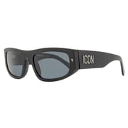 Dsquared2 Grey Rectangular Mens Sunglasses ICON 0016/S 0003/IR 57