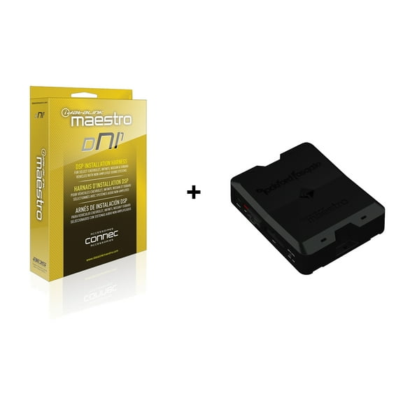 DSR1 Processor with Install Harness for Select non-Factory Amplified Nissan Vehicles