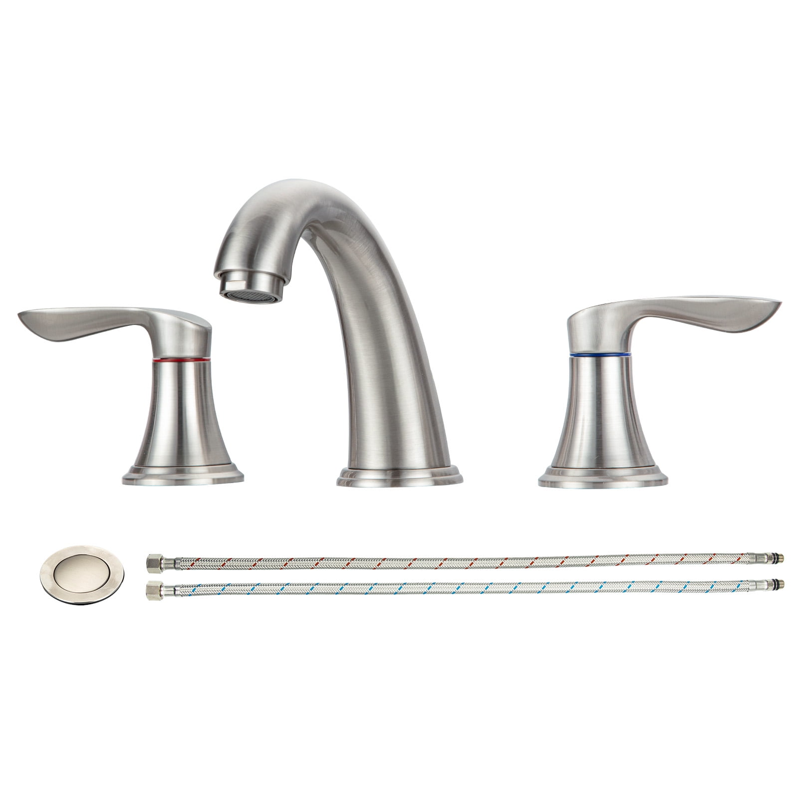 DSSTYLES Bathroom Faucet, 8 Inch Bathroom Faucets for Sink 3 Hole ...