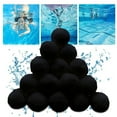 thumbnail image 1 of DSTESS 3.1 lbs Pool Filter Ball for Sand Filter Pump for Above Ground Pool, Pool Filter Media Balls Instead of Sand, Reusable Eco-Friendly Fiber Filter Media Ball Equals 110 lb Pool Filter Sand,Black, 1 of 5