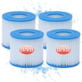 thumbnail image 1 of DSTESS Type D Replacement Cartridge for Summer Waves Pool Filters, Type D/VII Filter Cartridge for 58385E, for Summer Escapes Type D Filter cartridges (4 Pcs), 1 of 7