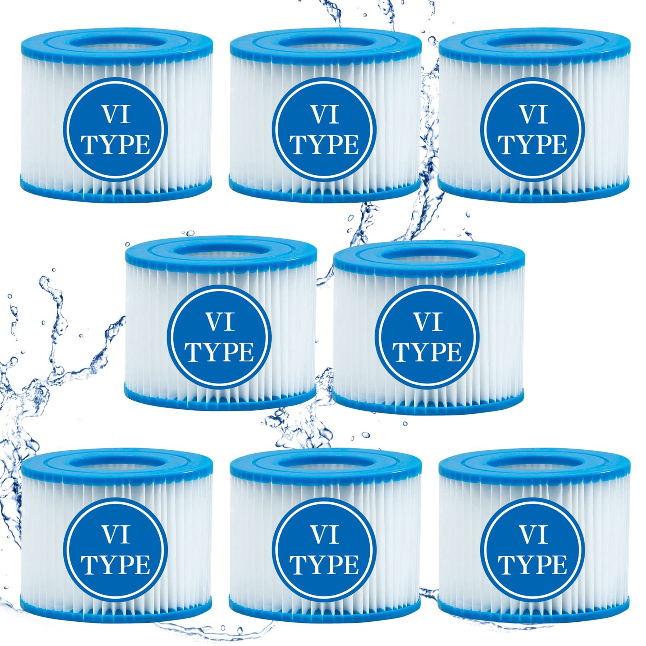 DSTESS Type VI Spa Filter and Hot Tub Filter Replacement Cartridge for Coleman Hot Tub Filters