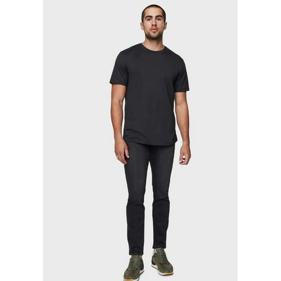 DSTLD Men's Faded Black Skinny Slim Jeans, 34x30