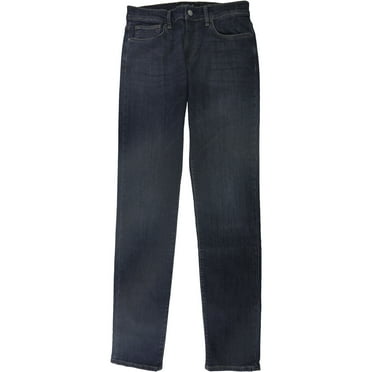 DSTLD Mens Cosy Slim Fit Jeans, Blue, 28W x 32L
