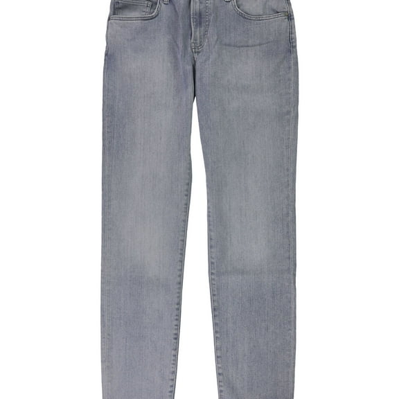 DSTLD Mens Faded Skinny Fit Jeans, Blue, 36W x 32L