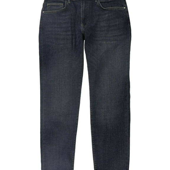 DSTLD Mens Natural Slim Fit Jeans, Blue, 33W x 30L