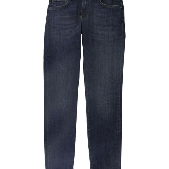 DSTLD Mens Solid Skinny Fit Jeans, Blue, 34W x 34L