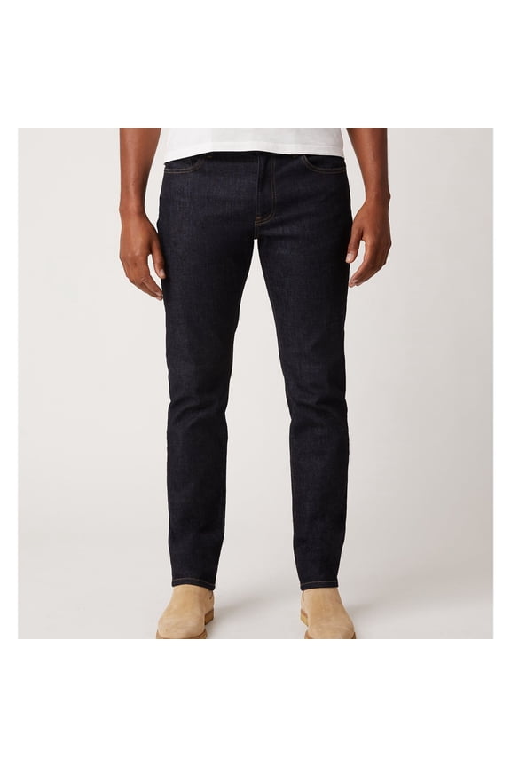 Mens Solid Slim Fit Jeans, Blue, 28W x 32L