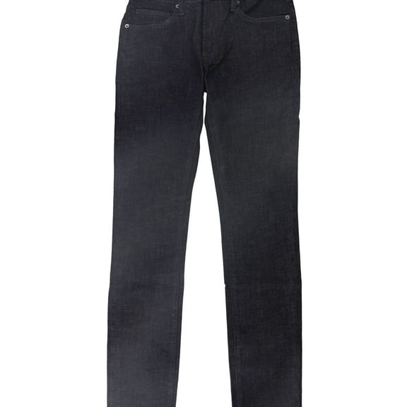 DSTLD Mens Stitch Slim Fit Jeans, Blue, 30W x 34L