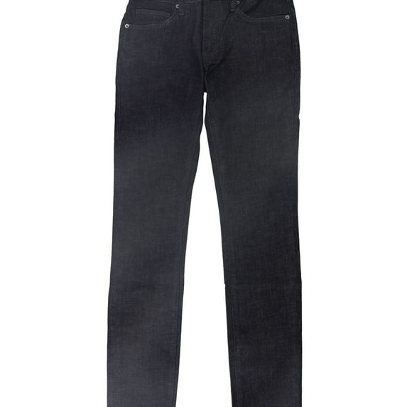 DSTLD Mens Stitch Slim Fit Jeans, Blue, 30W x 34L