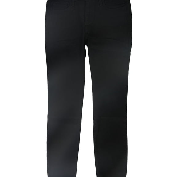 DSTLD Womens Solid Skinny Fit Jeans, Black, 30