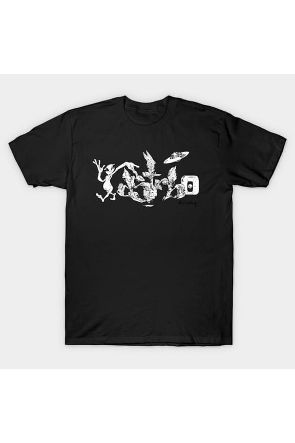 DSTRBO 1999 Retro Y2K Style Distressed Graphic Streetwear T-Shirt