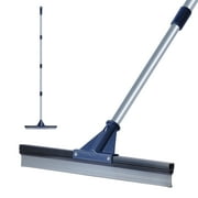 DSV Standard Floor Squeegee for Concrete Floor, 17.5" Large Floor Squeegee Broom for Floor, Heavy Duty Floor Squeegee for Tile Floor with 62" Handle for Garage, Deck, Bathroom, Window, Glass