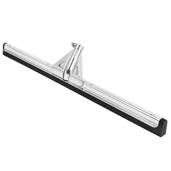 DSV Standard Heavy-Duty Floor Squeegee 30’’, Double Foam Rubber Blade Garage Squeegee, Taper Pole Connection - Handle Sold Separately for Tiles, Concrete and Asphalt